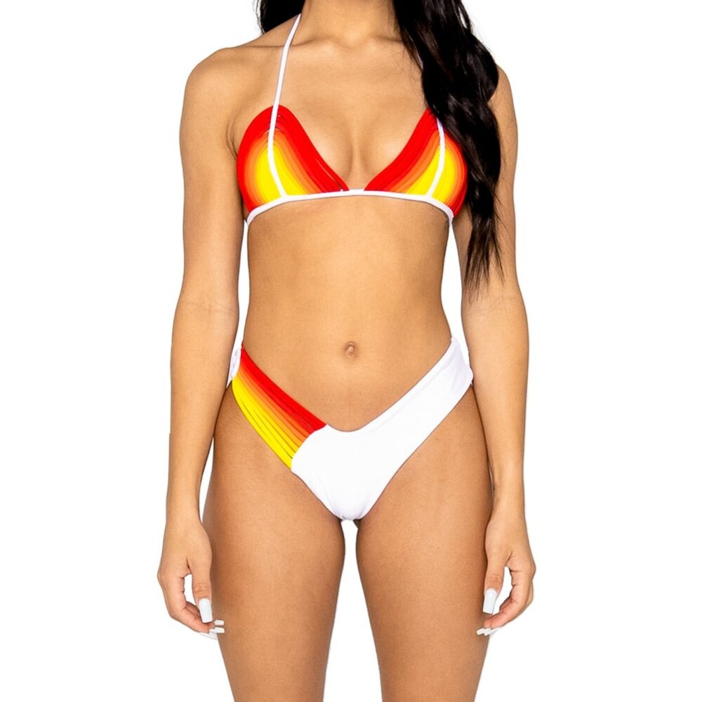 Lucia Ombre Sunset Bikini Set Handmade Swimwear
